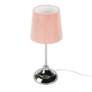 Kép 11/12 - Asztali lámpa, fém/rózsaszín textil lámpabúra, GAIDEN