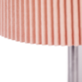 Kép 6/12 - Asztali lámpa, fém/rózsaszín textil lámpabúra, GAIDEN