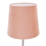 Kép 5/12 - Asztali lámpa, fém/rózsaszín textil lámpabúra, GAIDEN
