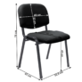 Kép 2/2 - Irodai szék, fekete, ISO 2 NEW