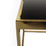 Kép 10/10 - 2 darabos dohányzóasztal készlet, gold króm arany/fekete, VITOR