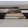 Kép 6/10 - Luxus bőrszőnyeg, fekete/barna /fehér, patchwork, 120x180, bőr TIP 4