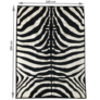 Kép 10/10 - Szőnyeg, minta zebra, 200x250, ARWEN