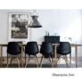 Kép 24/24 - Modern szék, bükk+ fekete, CINKLA3 NEW