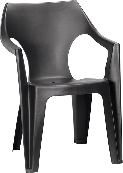 Curver Dante alacsony támlás műanyag kerti szék, grafit