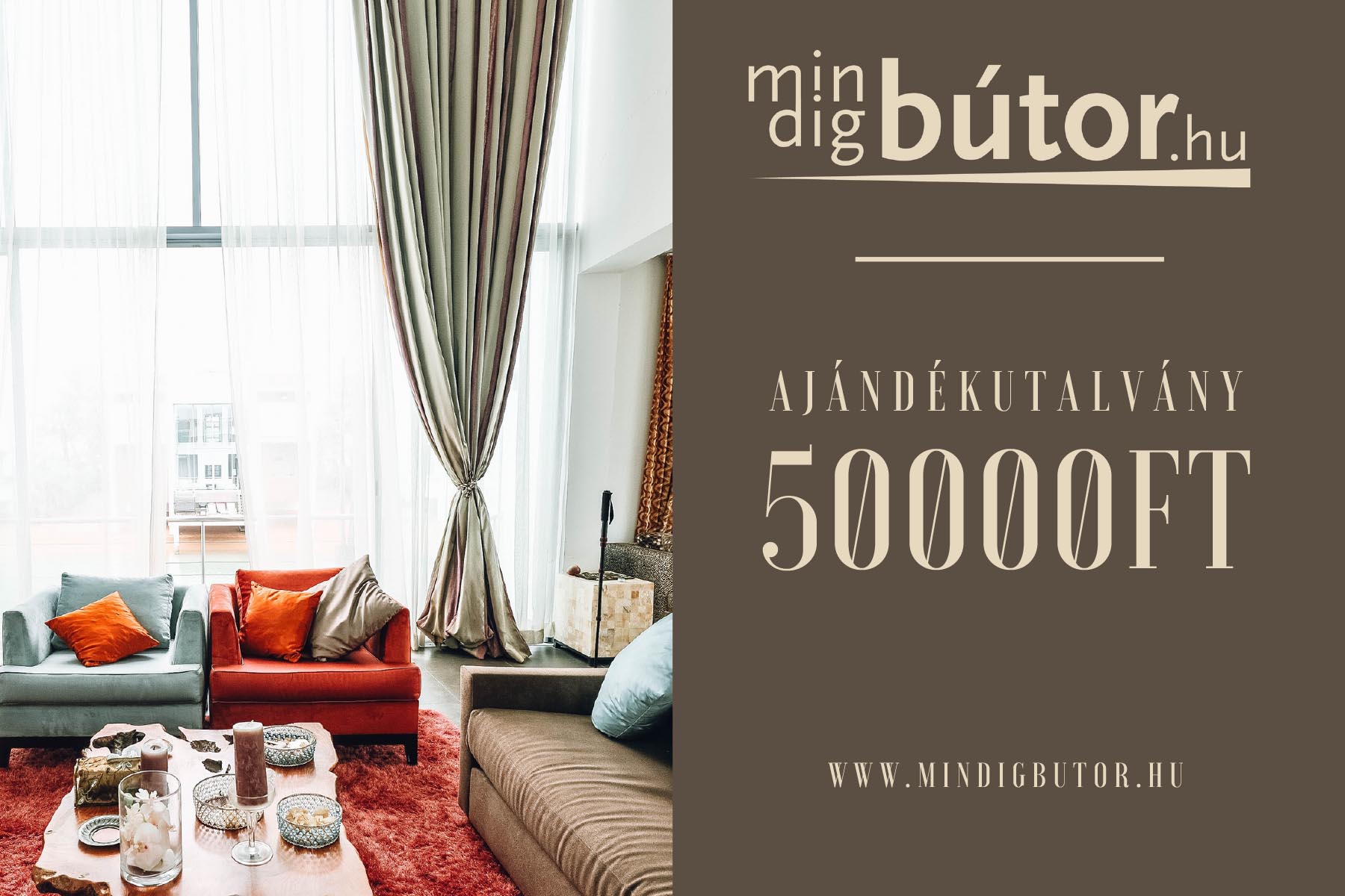 Ajándékutalvány Voucher 50 000 Ft