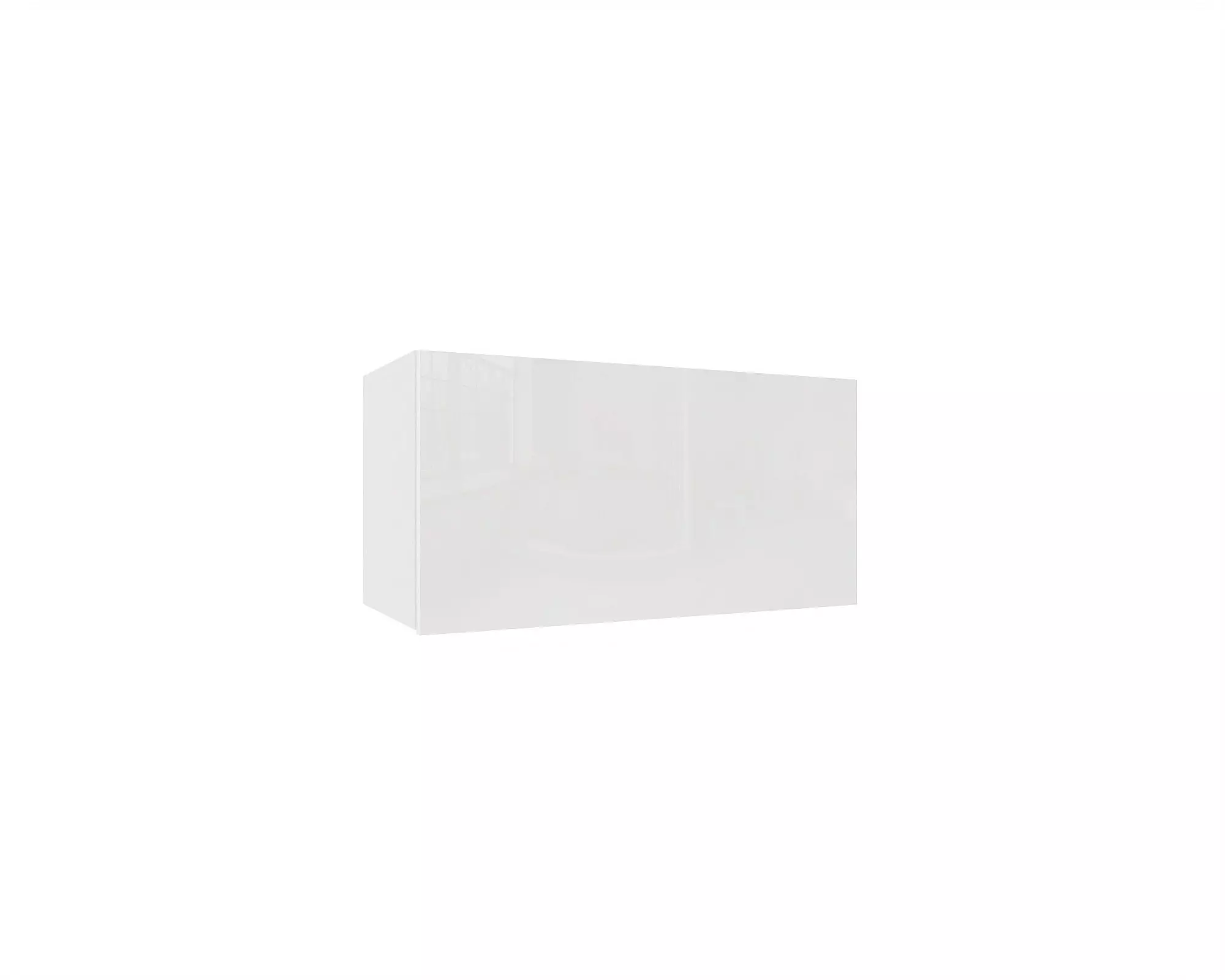 IZUMI 31 WH magasfényű fehér/fehér fali szekrény 70 cm