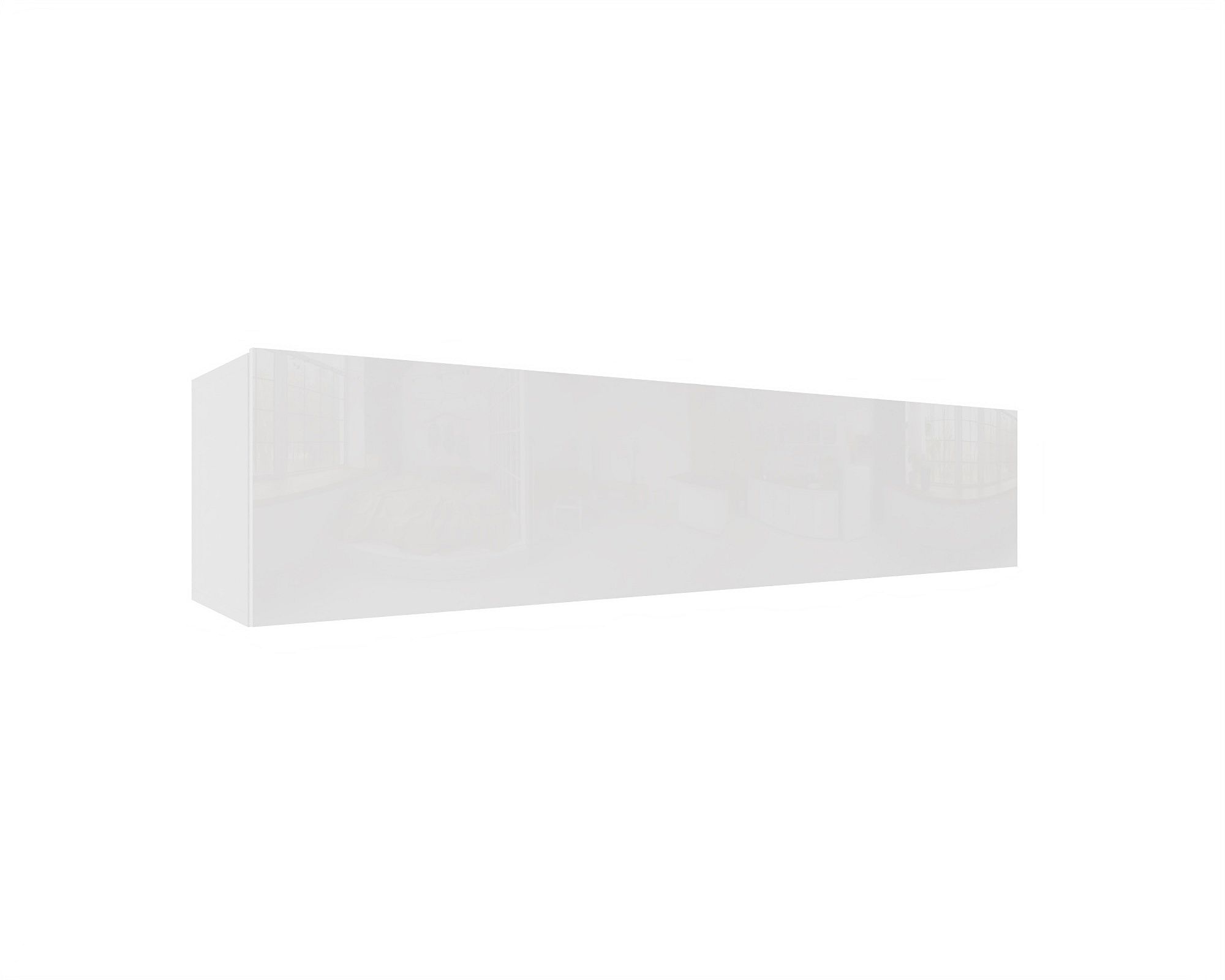 IZUMI 44 WH magasfényű fehér TV szekrény 175 cm
