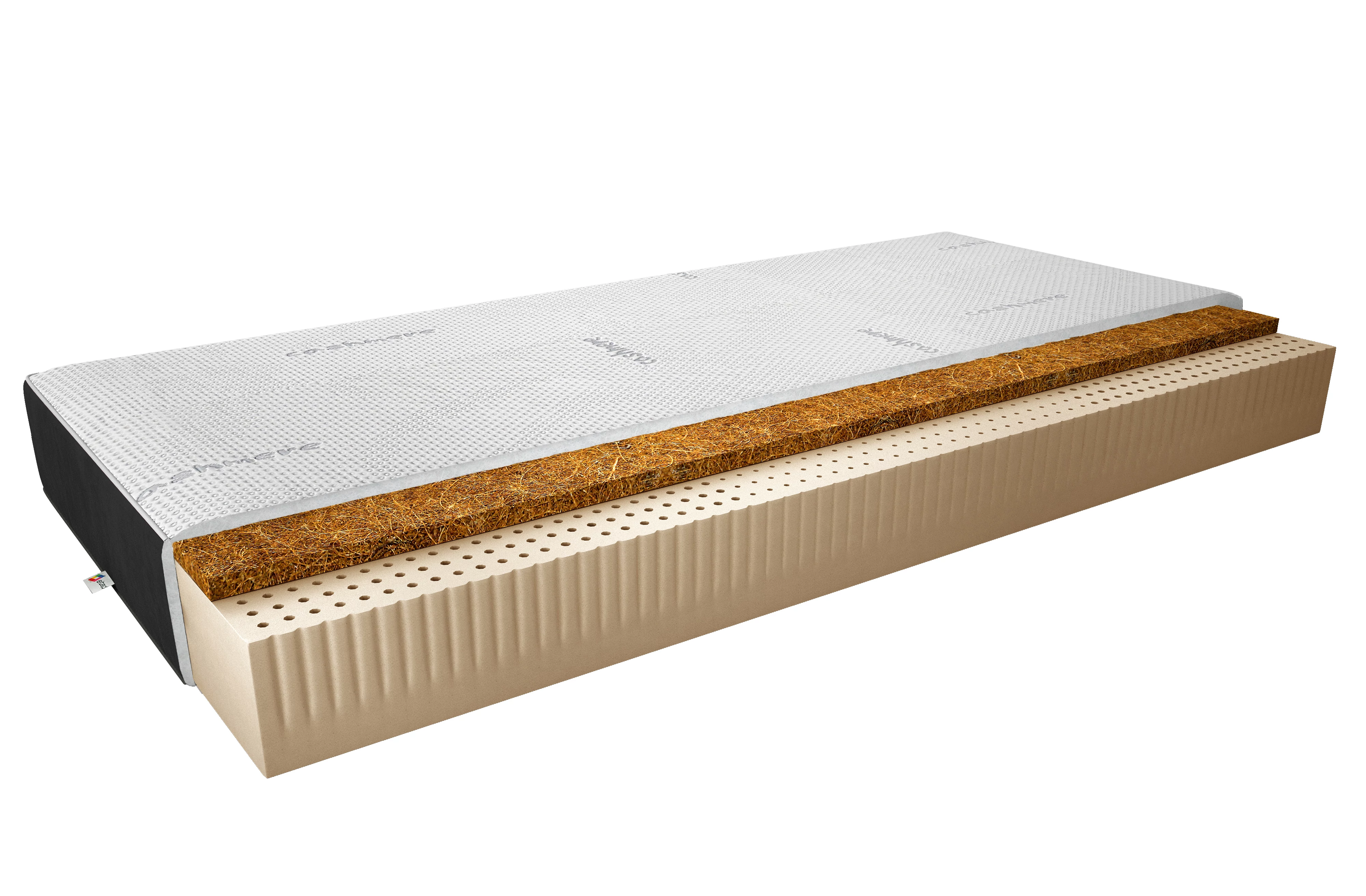Latex matracok marionel 80x200 cashmere + fekete bársony matrac, fehér